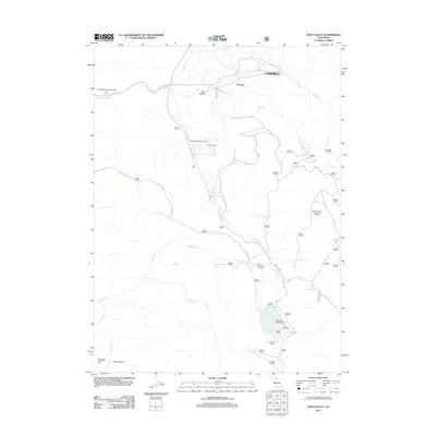 2012 Map of Jess Valley, 2012 Print