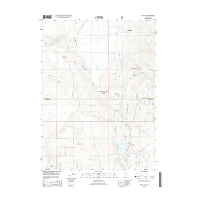 2015 Map of Jess Valley, 2015 Print