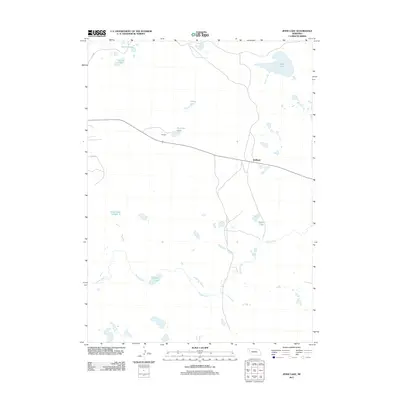 2011 Map of Jesse Lake, 2011 Print