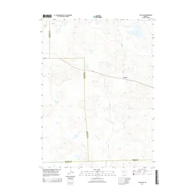 2014 Map of Jesse Lake, 2014 Print
