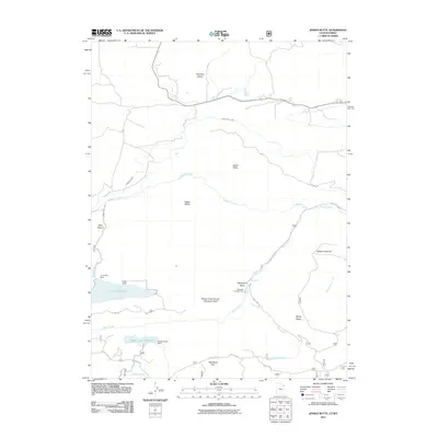 2011 Map of Jessen Butte, 2011 Print
