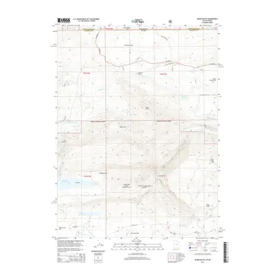 2014 Map of Jessen Butte, 2014 Print
