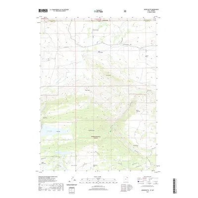 2020 Map of Jessen Butte, 2020 Print