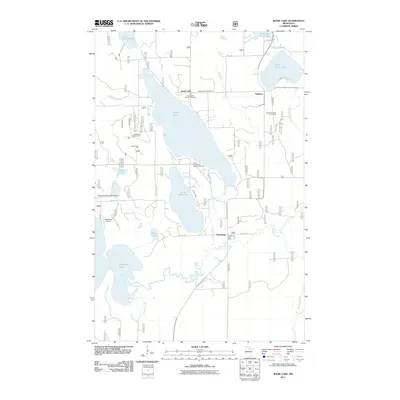 2011 Map of Jessie Lake, 2011 Print