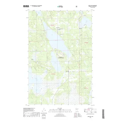 2019 Map of Jessie Lake, 2019 Print