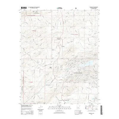 2014 Map of Jessieville, 2014 Print