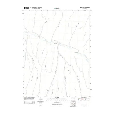 2010 Map of Jessup Gulch, 2010 Print