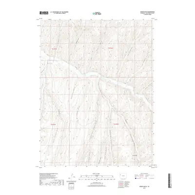 2019 Map of Jessup Gulch, 2019 Print