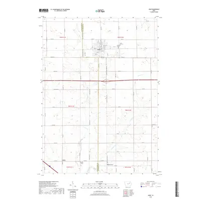 2018 Map of Jesup, 2018 Print