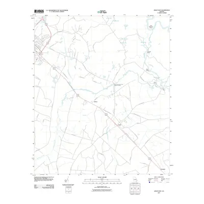 2011 Map of Jesup East, 2011 Print