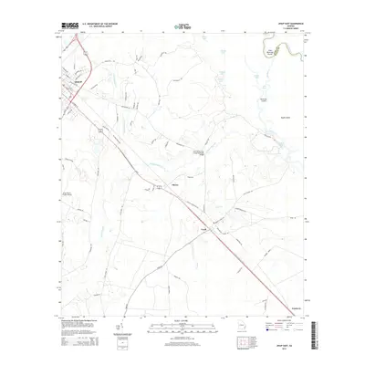 2014 Map of Jesup East, 2014 Print