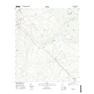 2017 Map of Jesup East, 2017 Print
