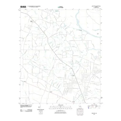 2011 Map of Jesup NW, 2011 Print