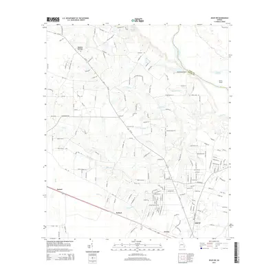 2014 Map of Jesup NW, 2014 Print