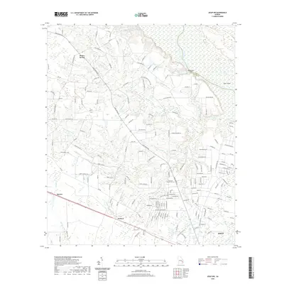 2020 Map of Jesup NW, 2020 Print