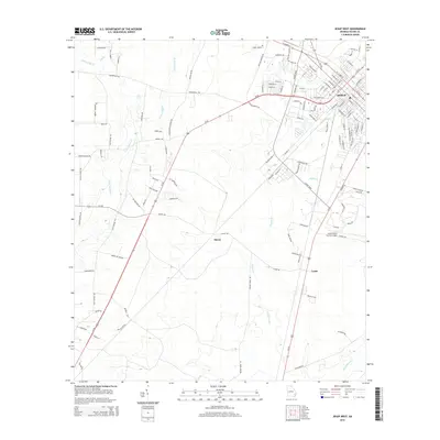 2014 Map of Jesup West, 2014 Print