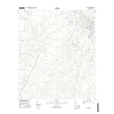 2017 Map of Jesup West, 2017 Print