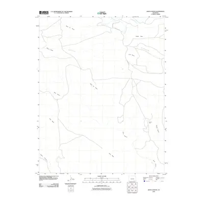 2010 Map of Jesus Canyon, 2010 Print