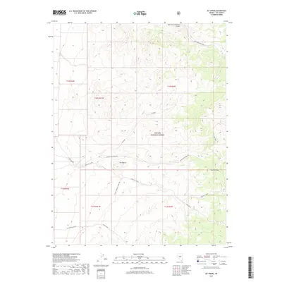 2018 Map of Jet Spring, 2018 Print