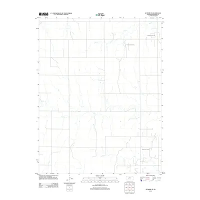 2012 Map of Jetmore NE, 2012 Print