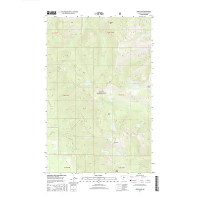 2017 Map of Jewel Basin, 2017 Print