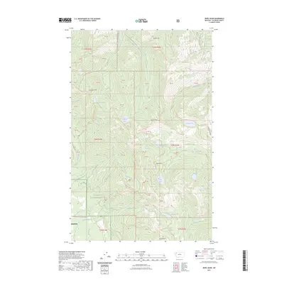 2023 Map of Jewel Basin, 2023 Print