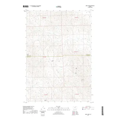 2017 Map of Jewell Draw, 2017 Print
