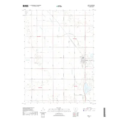 2018 Map of Jewell, 2018 Print