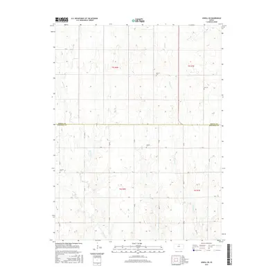 2015 Map of Jewell SW, 2015 Print