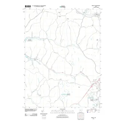2010 Map of Jewett, 2010 Print