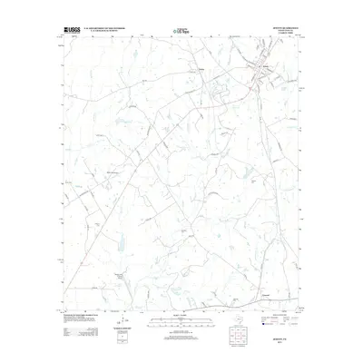 2013 Map of Jewett, 2013 Print