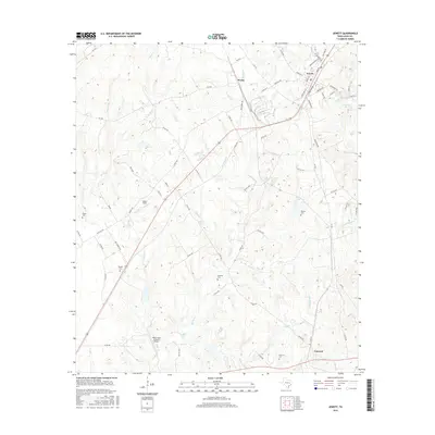 2016 Map of Jewett, 2016 Print