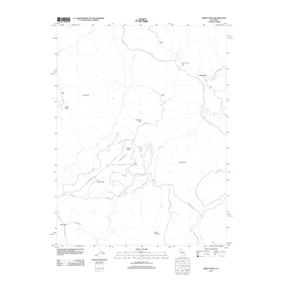 2012 Map of Jewett Rock, 2012 Print