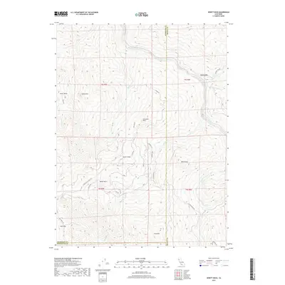 2018 Map of Jewett Rock, 2018 Print