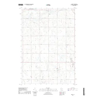 2018 Map of Jewett, 2018 Print