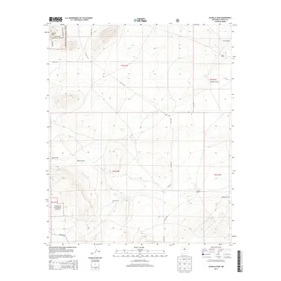 2013 Map of Jicarilla Peak, 2013 Print