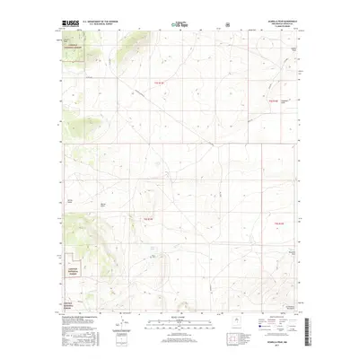 2017 Map of Jicarilla Peak, 2017 Print