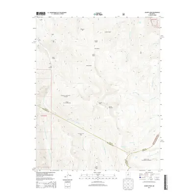 2013 Map of Jicarita Peak, 2013 Print