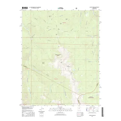 2017 Map of Jicarita Peak, 2017 Print