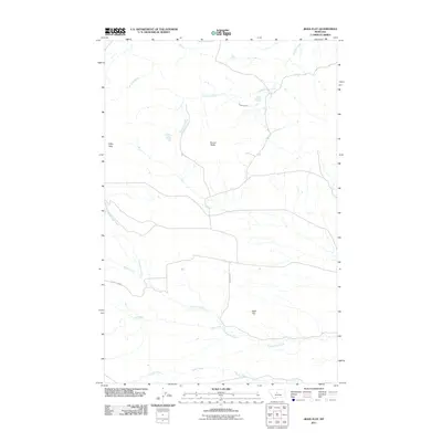 2011 Map of Jiggs Flat, 2011 Print