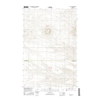 2017 Map of Jiggs Flat, 2017 Print