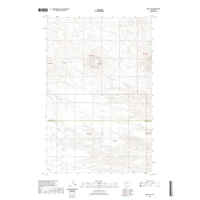 2020 Map of Jiggs Flat, 2020 Print