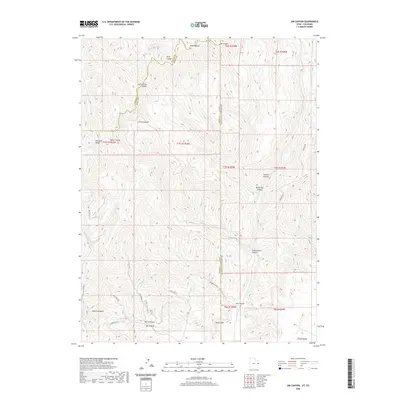 2020 Map of Jim Canyon, 2020 Print