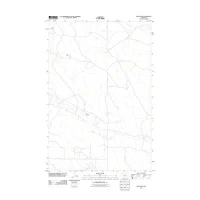 2011 Map of Jim Coulee, 2011 Print
