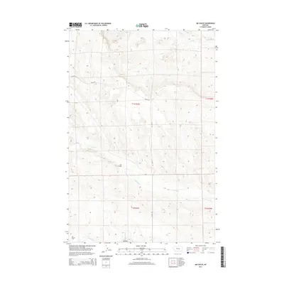 2014 Map of Jim Coulee, 2014 Print
