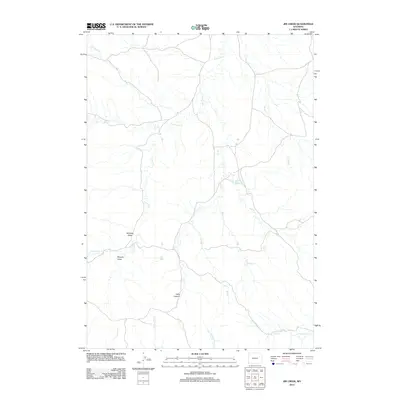 2012 Map of Jim Creek, 2012 Print