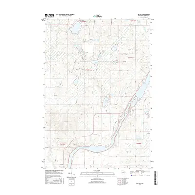 2015 Map of Jim Falls, 2015 Print