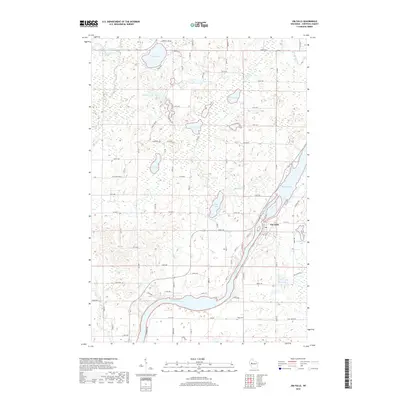 2018 Map of Jim Falls, 2018 Print