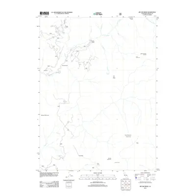 2012 Map of Jim Jam Ridge, 2012 Print