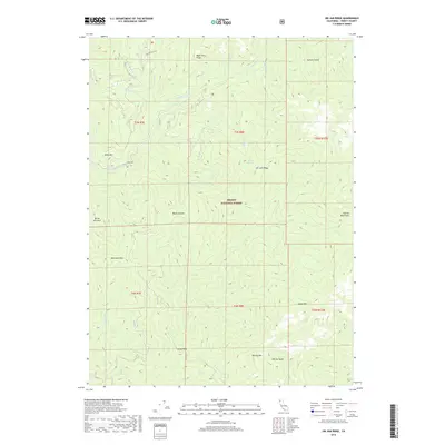 2018 Map of Jim Jam Ridge, 2018 Print